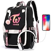 Kpop Twice School Backpack Merchandise, Twice Book Bag Casual Backpack