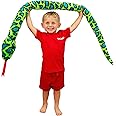 Toyland® 170cm (5.5ft) Giant Two-Toned Plush Snake - 5 Assorted Designs - Children's Soft Toys