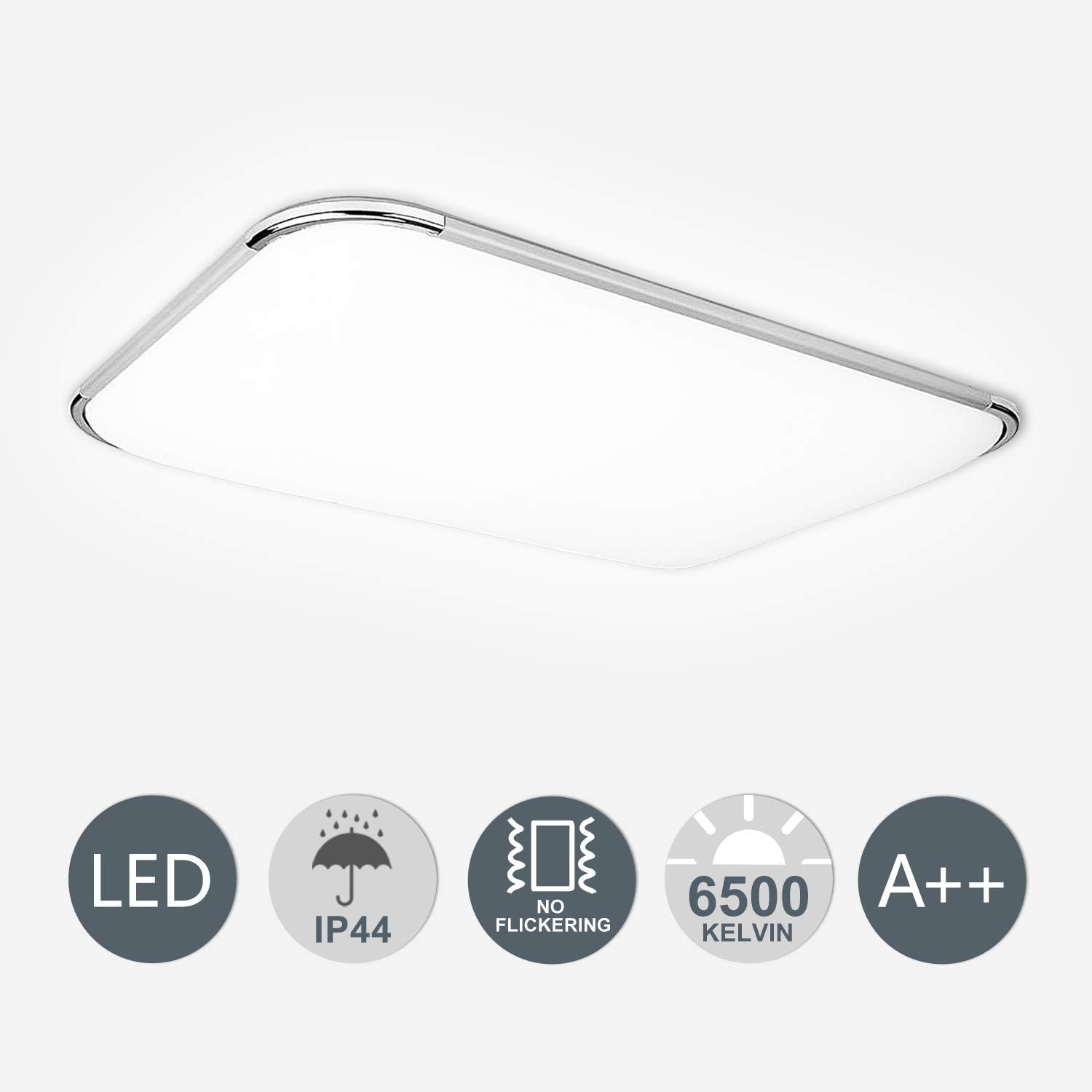 Kuche Badezimmer Usw Hengda Led Deckenleuchte 48w Rgb 4320lm Flimmerfrei Wohnraumleuchte Ip44 Fur Wohnzimmer Sidra Hospital