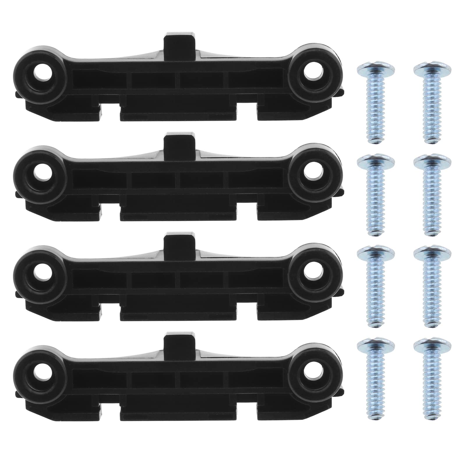 VGOL 4PCS AM4 CPU Heatsink Bracket AMD CPU Fan Support Bracket Base with 8PCS Mounting Screws Computer Replacement Components Plastic Black