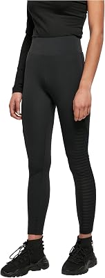 Leggings de malha Tech Biker de cintura alta para senhoras Leggings pretas XL
