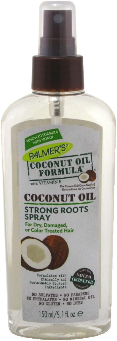 PalmersCoconut Oil Strong Roots Spray 5.1 Ounce (150ml) (6 Pack)
