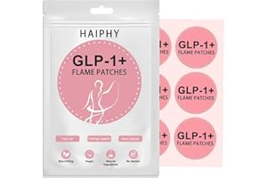 Haiphy- GLP-1 Patches : Natural Ingredient, 8-Hour Long-Lasting Stronger Formula - Health Support & Energy Enhancement - Care Patches for All Body Parts of Both Women and Men (30 Count)