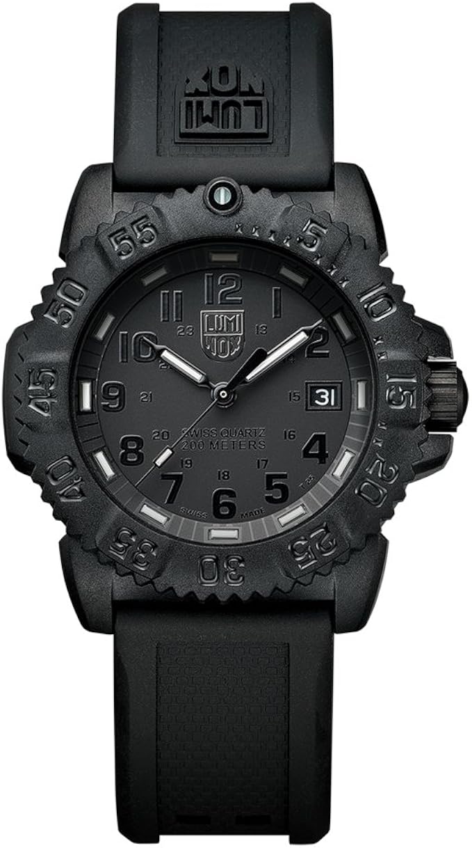 Luminox 7050 Series Black Dial Women's Watch 7051BO Luminox Amazon