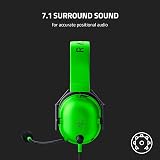 Razer BlackShark V2 X Multi-Platform Wired Esports Headset Green view 7