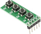 Garosa 4 Key Push Button Switch Module 4 Channel Relay Control Board Arduino DIY view 8