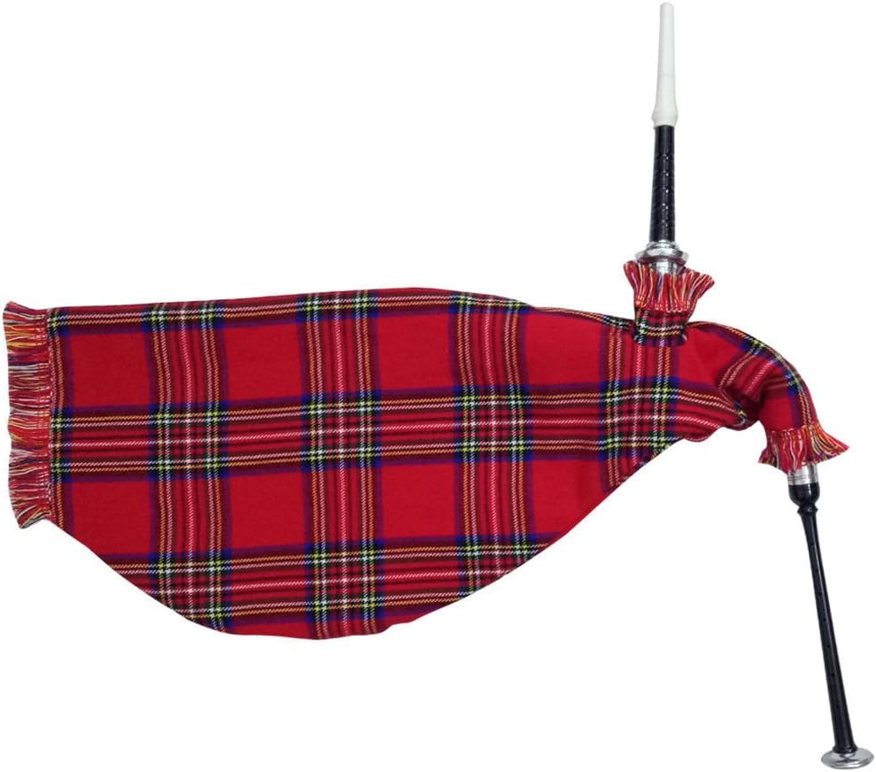 Brand New Scottish Goose Royal Stewart Bagpipe Rosewood Silver Mounts Bagpipe