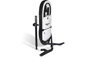 InterVac Design Corp InterVac Garage Vacuum Cleaner for Workshop, 1 Gallon Garage Vacuum Wall Mounted, Stretch Hose Shop Vacu