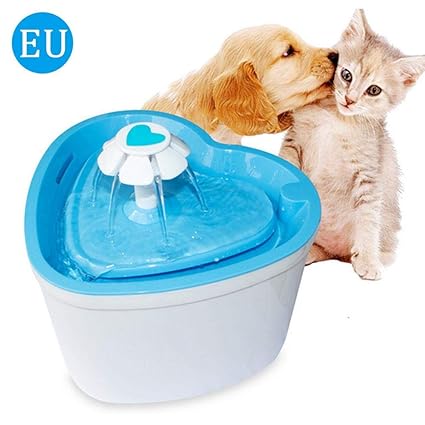 Pet Fountain Cat Water Dispenser 2l 68 Oz Automatic Cat Feeder