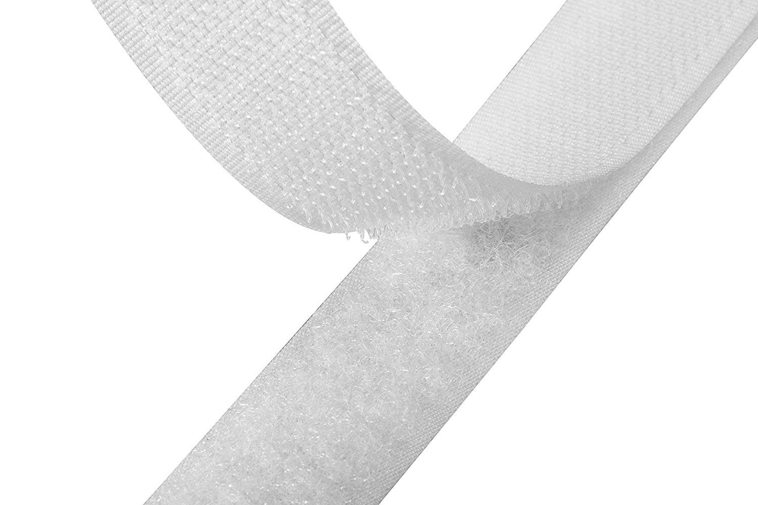 White SewOn hook & loop 50mm 2m (1m hook & 1m loop) Amazon.co.uk