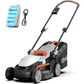 Litheli Cordless Lawn Mower 13 Inch, U20 Handy+ 20V Electric Lawn Mowers for Garden, Yard and Farm, 5 Heights Adjustment, Light Weight,4.0Ah Portable Battery Included