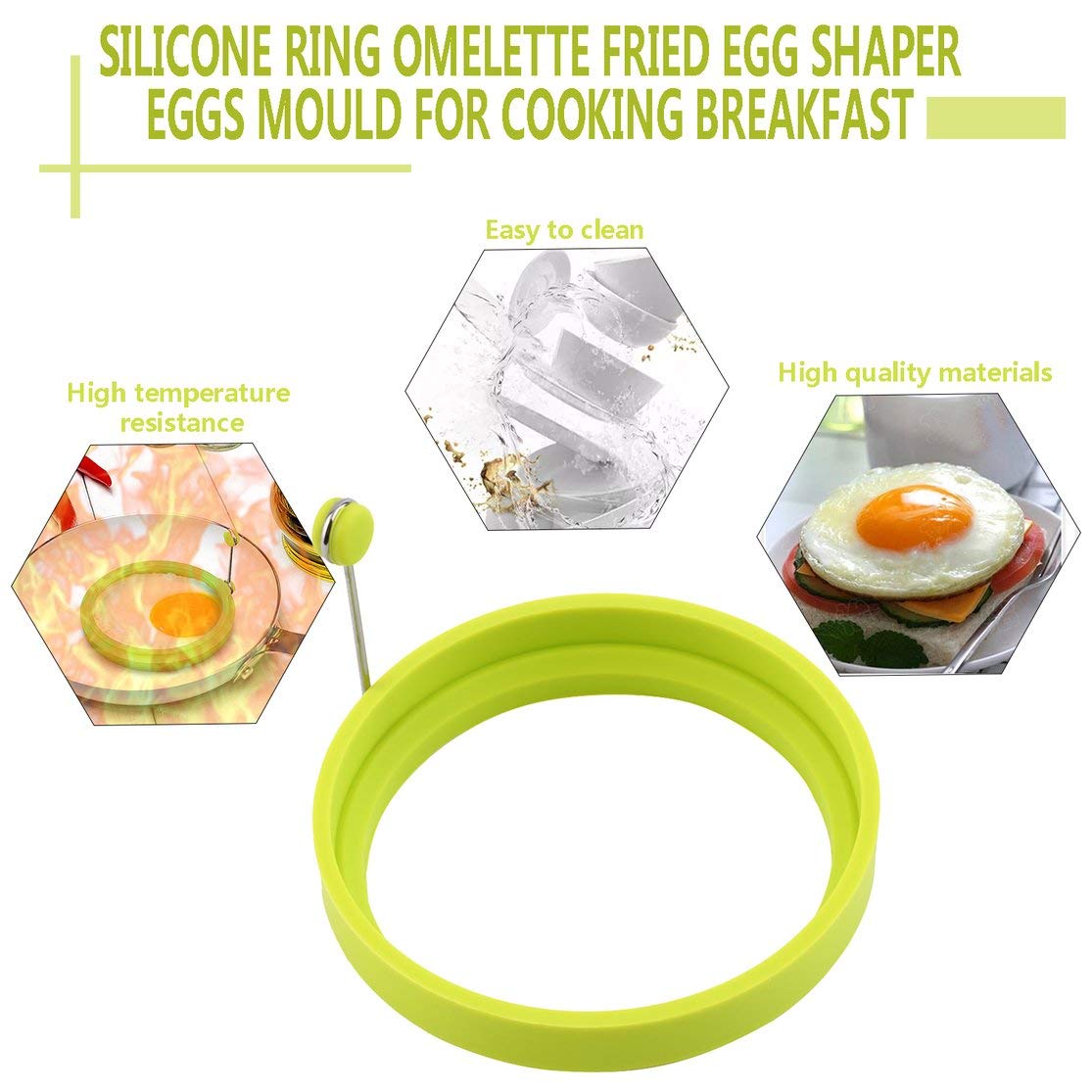 Casseroles Plats Et Poeles Pocheuses A œufs Napravi Rs Silicone Oeuf Au Plat Pancake Ring Omelette Oeuf Au Plat Round Shaper Oeufs Moule Pour La Cuisson Petit Dejeuner Poele A Frire Four Cuisine