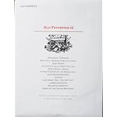 Old Favorites III Music Pack for TK O'Briens Lap Harp