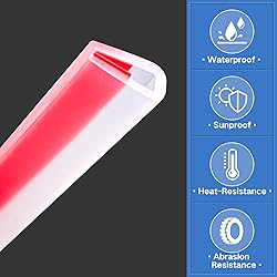 Clear Rubber Edge Trim, Self-Adhesive Rubber Edge