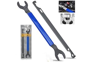 UillPro Fan Clutch Removal Tool kit,32mm Wrench & 36mm Clutch Fan Tool Wrench,Water Pump Pulley Holder Removal Tool for BMW, Ford, GM, Dodge,Chevrolet,Jeep Fan Clutch Removal Tool,Water Pump Holder