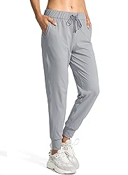 SANTINY Women's Joggers Pants Pockets Drawstring