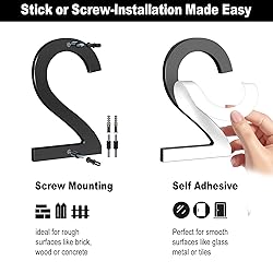 6 Inch Self-adhesive House Numbers, Modern Floating