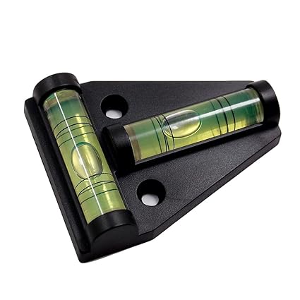 Mini 2 Way Bubble Spirit Level,T-Shaped Tube Levels Measuring Foot Level Tool Tripod Indicator for Machines, Furniture,T-Shaped Bubble Cross Spirit Level Tool Measuring Foot Level Tripod,Color Random