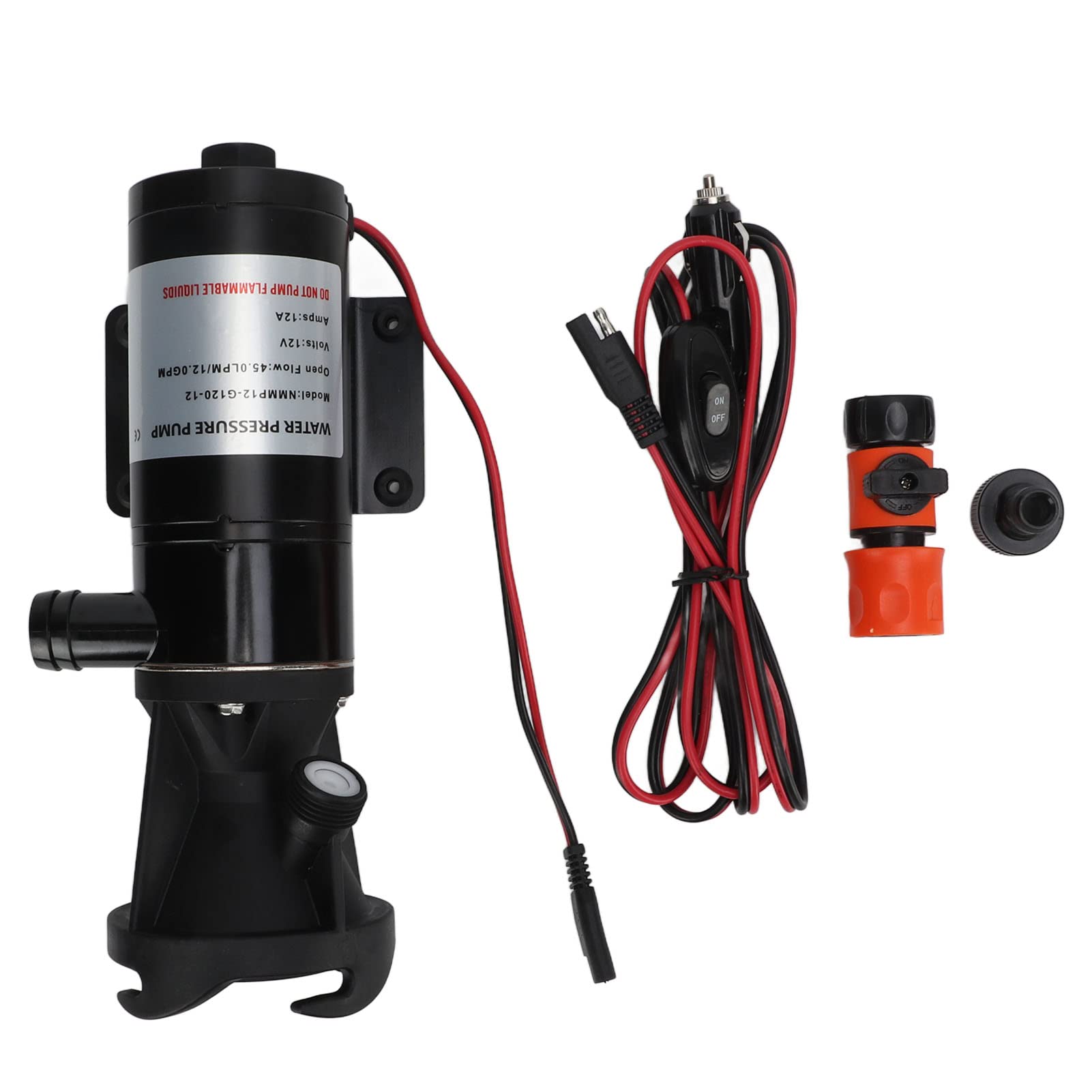 Waste 12V 45LPM RV Macerator Waste Pump 3in Inlet 1in Outlet for Marine Boat Caravan Toilet Sewerage auto