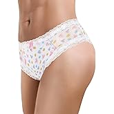 Littleforbig Unisex Hipster Briefs Hearts and Dots Pattern Mesh Shaping Tucking Gaff Briefs