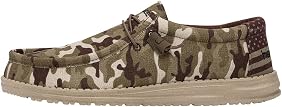 Hey Dude Men's Wally Camo Flag Size 7 
