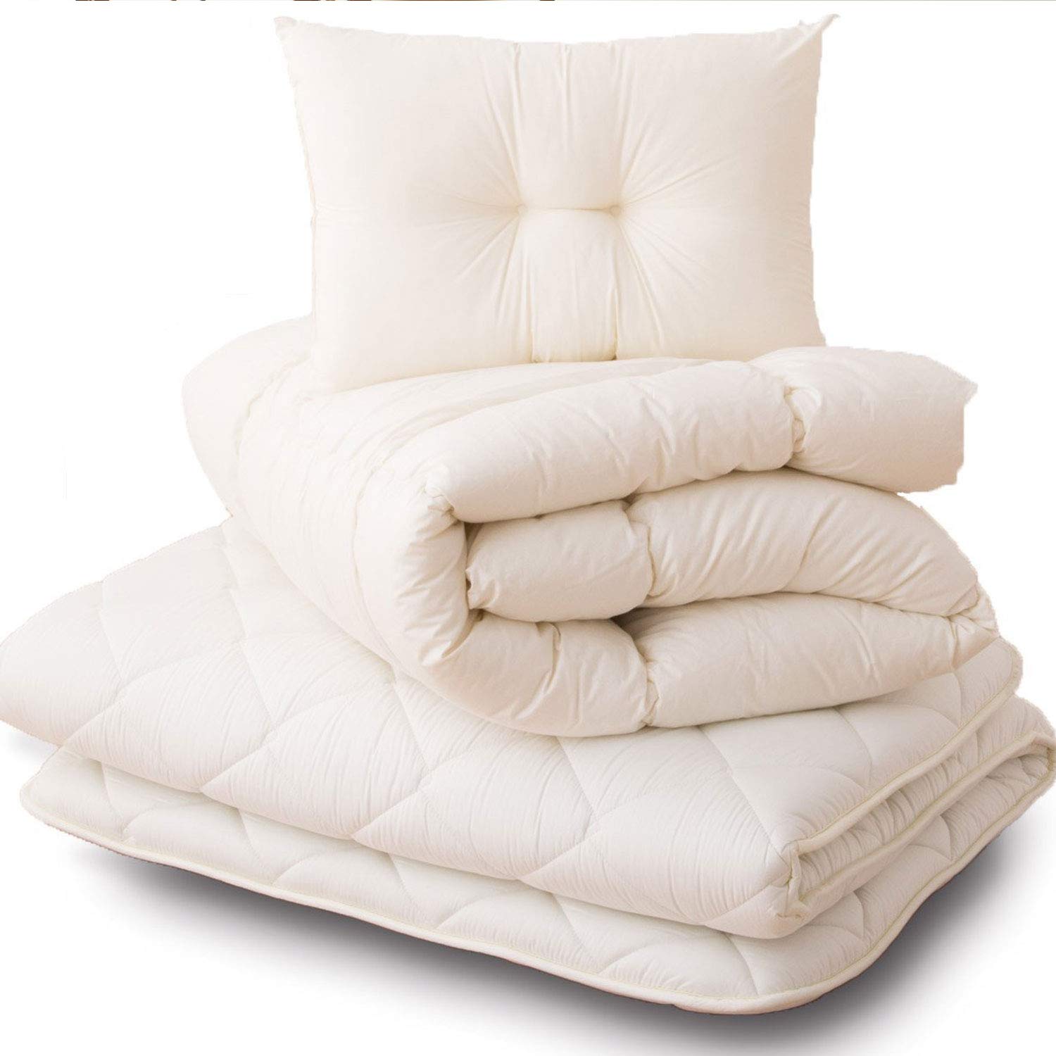 EMOOR Foldable Japanese Futon Mattress Topper