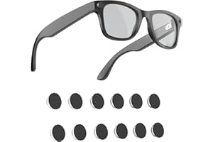 AMVR 12Pcs LED Light Bloking Stickers Compatible with Ray-Ban Meta Wayfarer/Skyler/Headliner/Oakley Meta HSTN Smart Glasses A