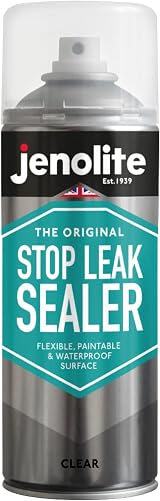 JENOLITE Stop Leak Sealer Spray CLEAR 400ml Gutter & Roof Sealant