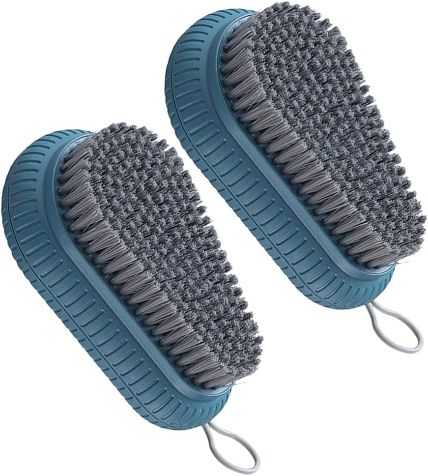 Healifty Shoe Cleaning Brush Plastic Suede Brush Scrub Brush with Handle Cleaner Scrubber