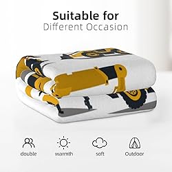 Construction Truck Tractor Excavator Soft Throw