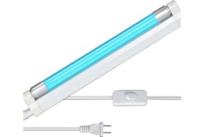 COOSPIDER UV Coospider 6W UV Light Ozone Free,253.7nm Sanitizer Lamp with Cord and Plug, UVC Lamp for Shoes/Closet/Cabinet/Bathroom 110V CTUV-6– Perfect Father's Day Gifts