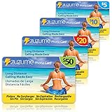 Zuzume Up to 689 Minutes Domestic and International Calling Card | PINless, No Expiration, No Hidden Surcharges Prepaid Phone