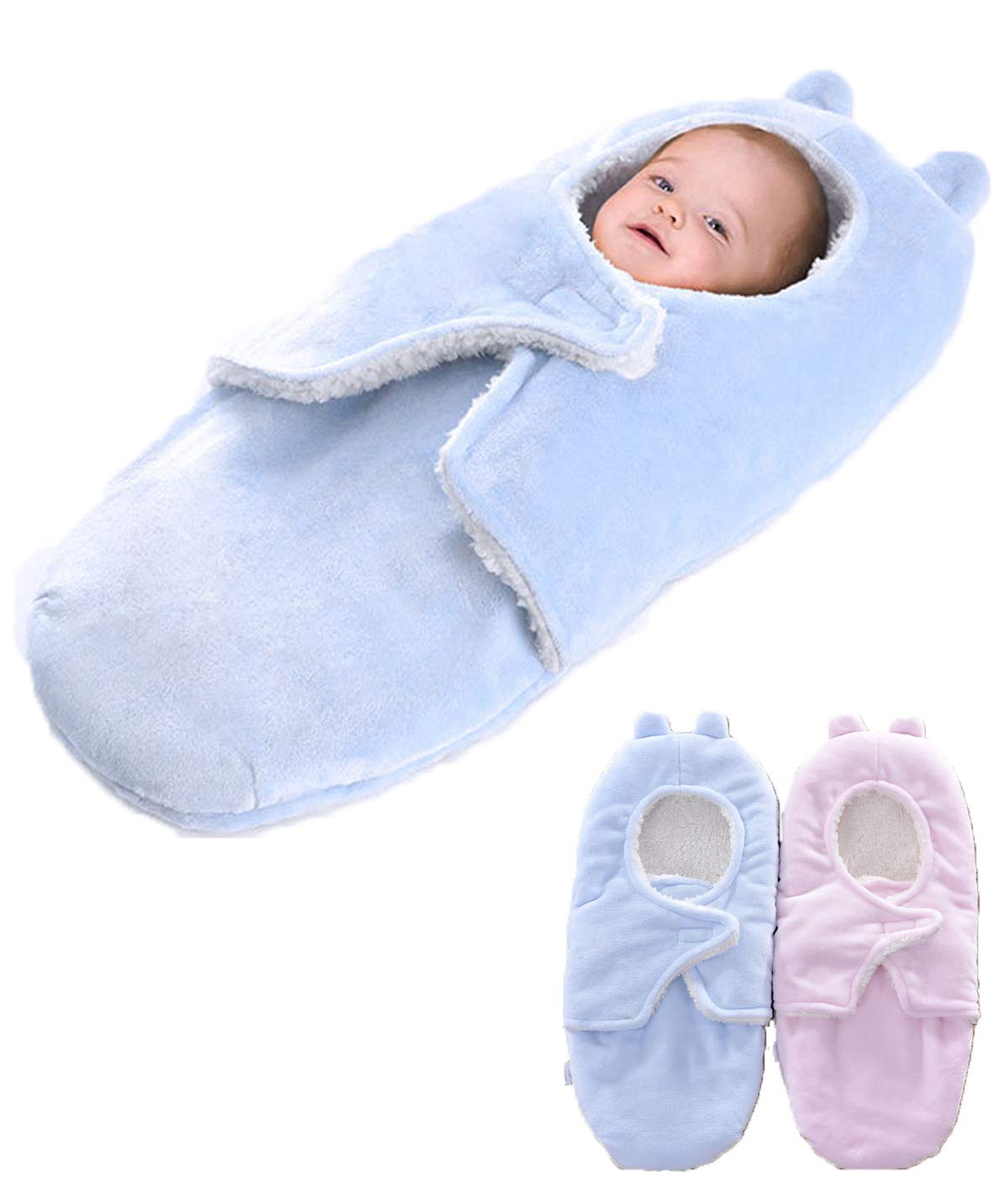 Buy Newborn Infant Baby Blanket Bedding Winter Soft Warm Swaddle Towel Wrap Sleeping Bag Bedclothes Blue Online At Low Prices In India Amazon In