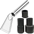 RosyOcean Universal Compatible with All Shop Vacs Extractor Attachment with 2-1/2" & 1-7/8" & 1-1/4" Three Adapters Auto Detailing Vacuum Head Extraction Accessories for Upholstery & Carpet Cleaning