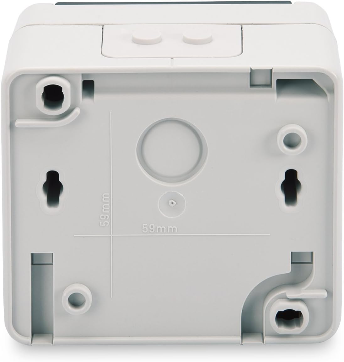 Outdoor Surface Mount Box for Keystone Modules Ip44 Surface Mount With Hinged Lid, DN-93844-OD - Image 3