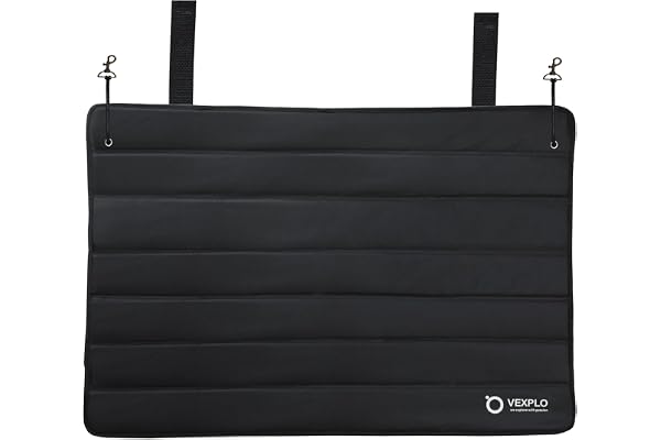 VEXPLO Large Rear Bumper Guard for Cars SUV Anti-Scratch Bumper Protector | 38 x25'' Universal Fold and Go Bumper Cover, Protect from Scratches Loading Scooter Rollator WheelChair Walker Dog Paw