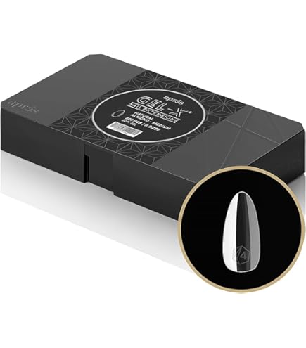 Amazon.com: Apres Nail Gel-X Sculpted Short Long Box of Tips | 600