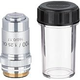 AmScope A100X 100X Oil Achromatic Microscope Objective | 100X (Oil) Achromatic Microscope Objective Lens