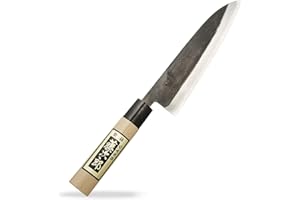 TOJIRO TJF-694 Black Finished Shiro-ko Kasumi Gyutou - 8.2" (21cm) Knife
