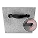 Creative Scents Fabric Decorative Storage Basket (Gray Birch)