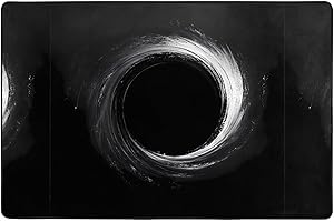WZYWHJ Black Hole Vortex Prints Anti-Slip Floor mat Carpet Rug 36"x24" for Living Room Office Coffee Table Bed Balcony