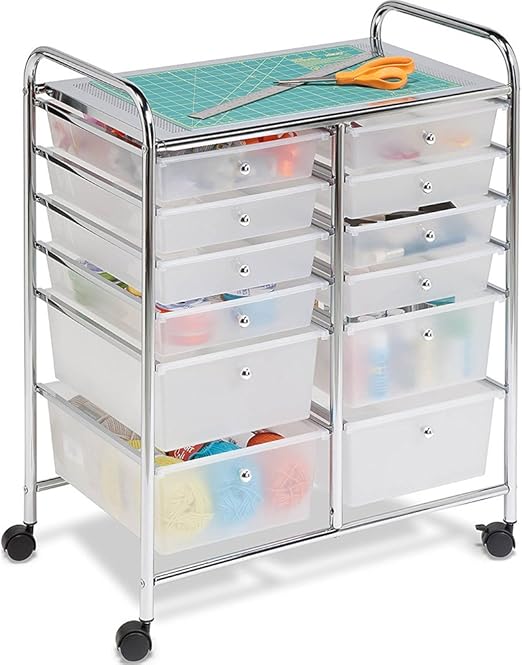 Amazon Com Studio Cart 12 Drawers Kitchen Dining