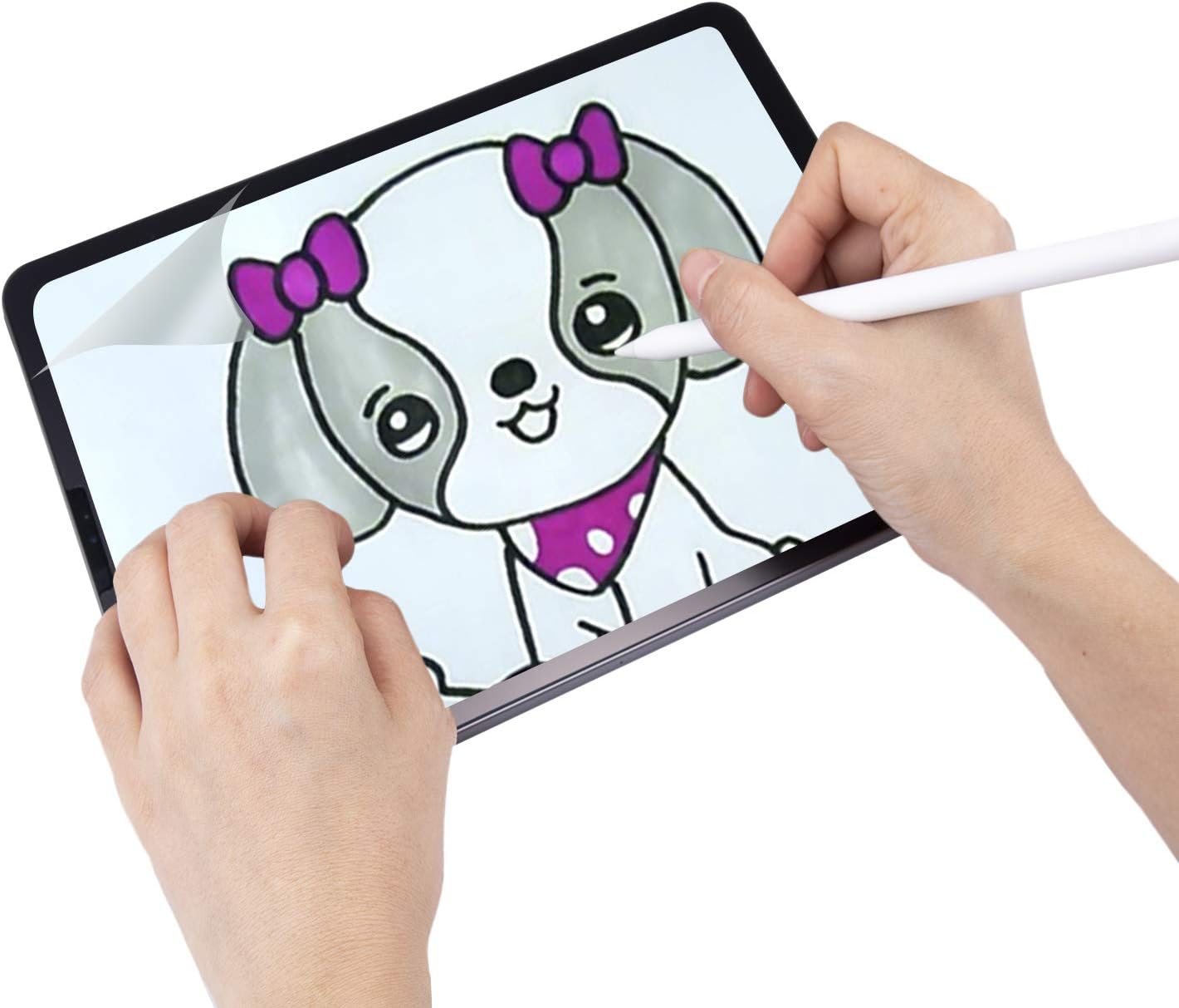 Paperlike iPad Pro 10.5 Screen Protector Matte PET Paperlike Film with Face ID for iPad Pro 10.5 inch(2017)/Air 10.5 inch (2019), Compatible with Apple Pencil High Touch Sensitivity 1P