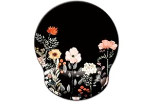 TEKXDD Ergonomic Mouse Pad with Wrist Rest | Non-Slip Base, Memory Foam | Ideal for Home, Office, Gaming & Work