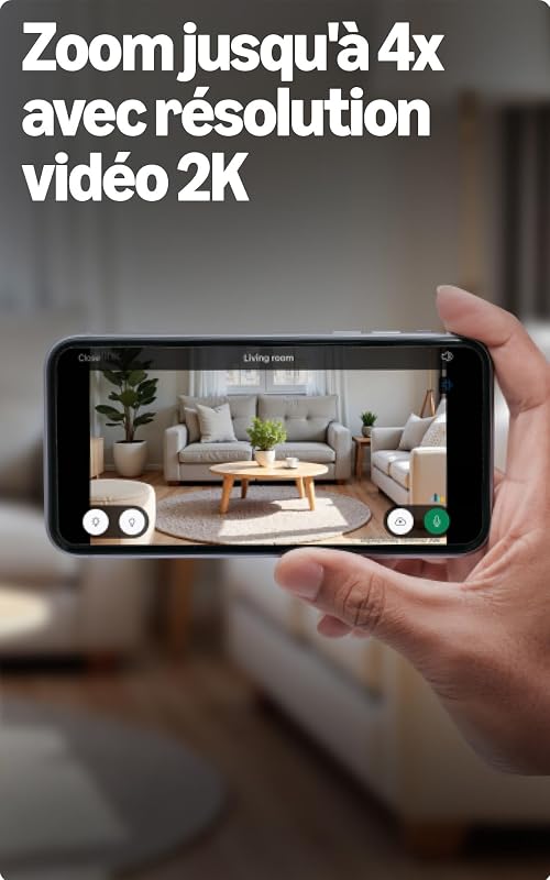 Caméra Mini 2K+ Blink (nouvelle génération) | Caméra de surveillance à domicile sur secteur avec résolution vidéo 2K, zoom 4x, vision nocturne couleur | Fonctionne avec Alexa | 1 caméra – Noir