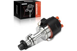 A-Premium Ignition Distributor with Cap and Rotor Compatible with Volkswagen Jetta/Golf 1996-1999, Cabrio 1996-2002, 2.0L
