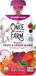 Once Upon a Farm, Organic OhMyMega Veggie, 3.2 Ounce