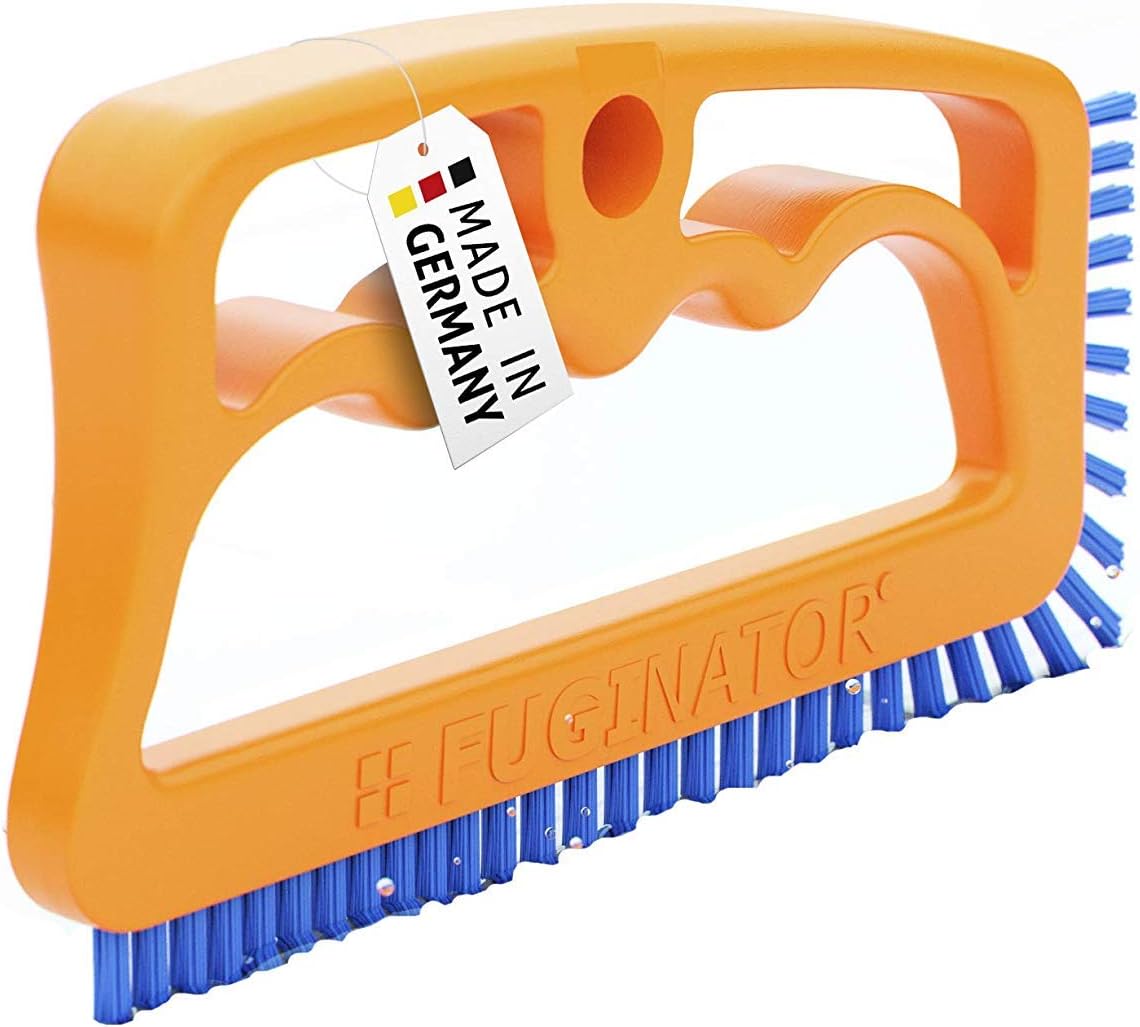 Fuginator tile joint brush orange/blue innovative grout brush for