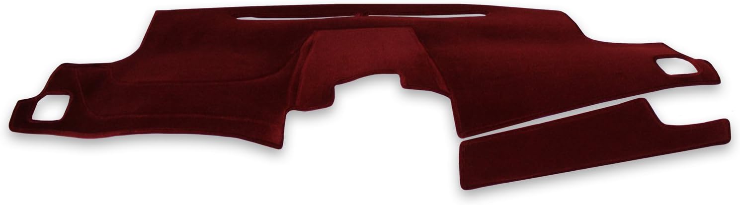 Coverking Custom Fit Dashcovers for Select Toyota Camry Models - Velour (Red)