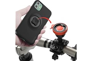 sincetop Bicycle Phone Mount with Shockproof Case Compatible with iPhone 11,Motorcycle Handlebars Cell Phone Holder Built Quick Mount 360 Rotation Adjustable Stand,Mountain Road Bike Cycling Kit